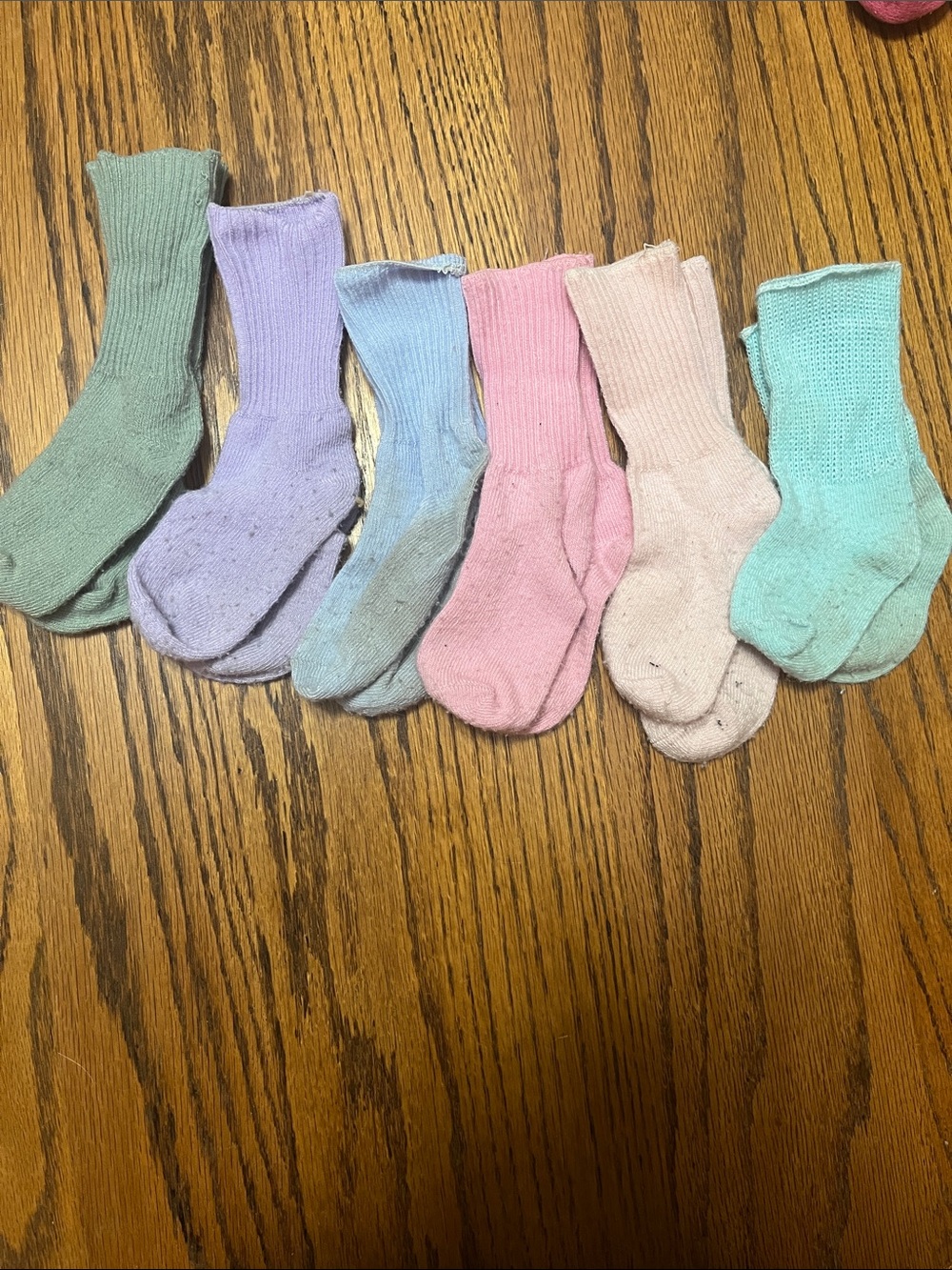 Pastel Baby Socks Multi-Pack - Soft Cotton Blend